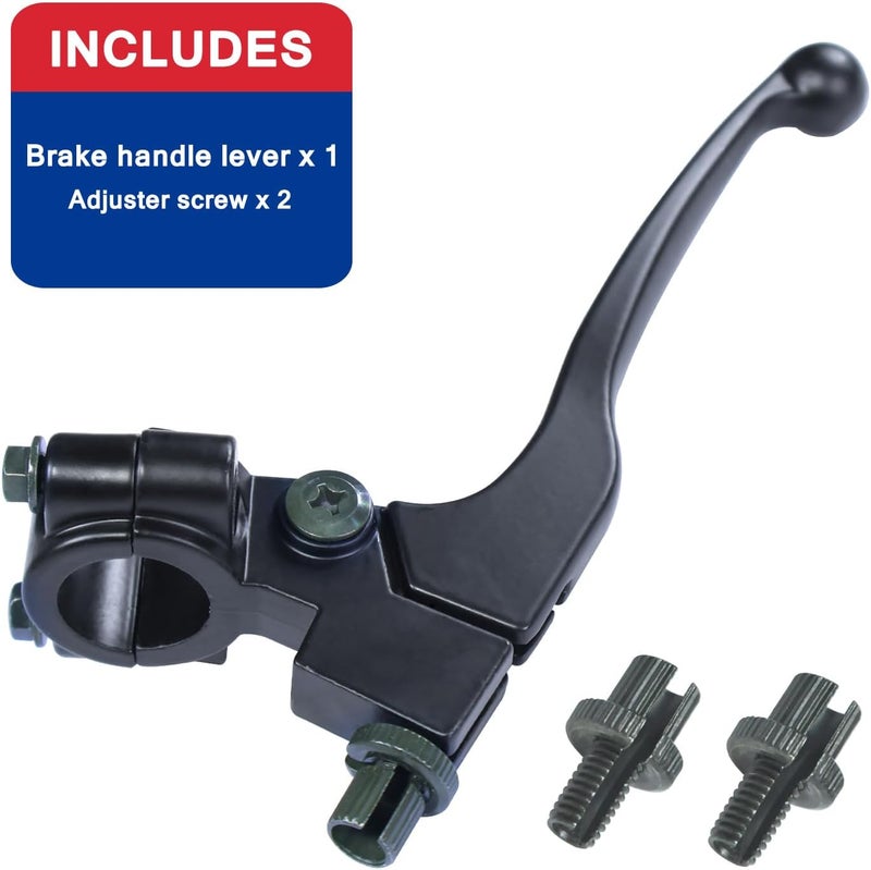 HOOUP 7/8" Left Brake Clutch Handle Lever Perch for SSR110 KX65 YZ80 CRF50 XR50 DR125 KLX110 Coolster Apollo RFZ125 Tao Tao DB17 Chinese Pit Dirt Bike Coleman CT100U CT200U Mini Black - Image 4